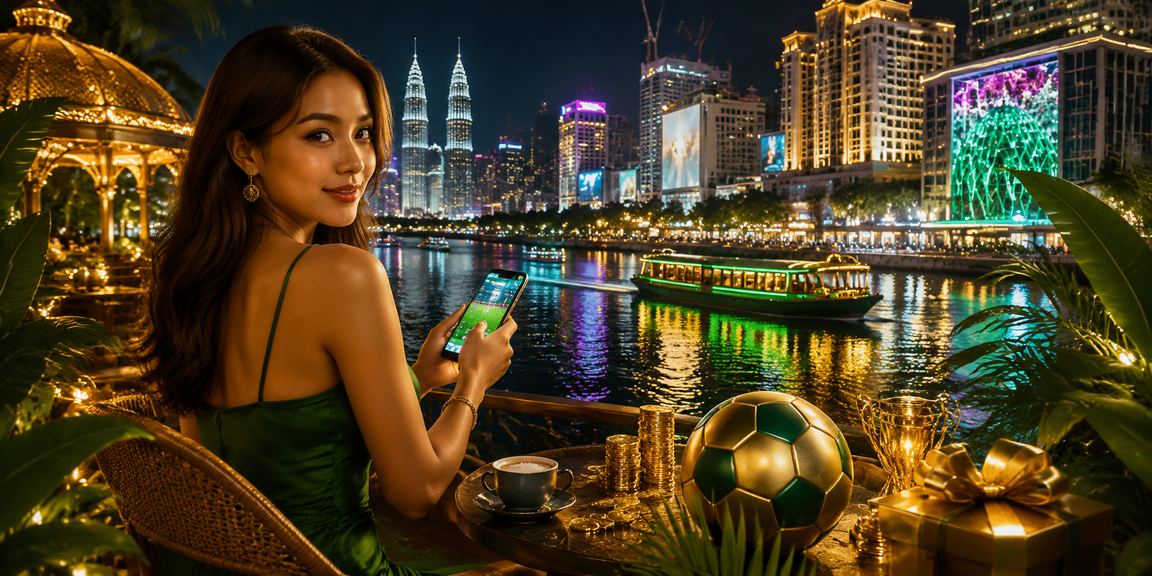 Pengguna di Kuala Lumpur menyemak statistik perlawanan langsung melalui telefon pintar
